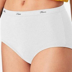 Hanes | Cotton No Ride 6 Briefs Size 10 NWT